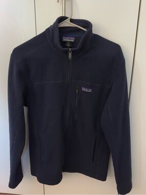 Patagonia Dark Navy Full-Zip Fleece Jacket size small